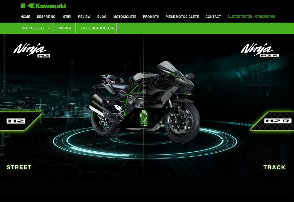 Website - Kawasaki Motorcycles